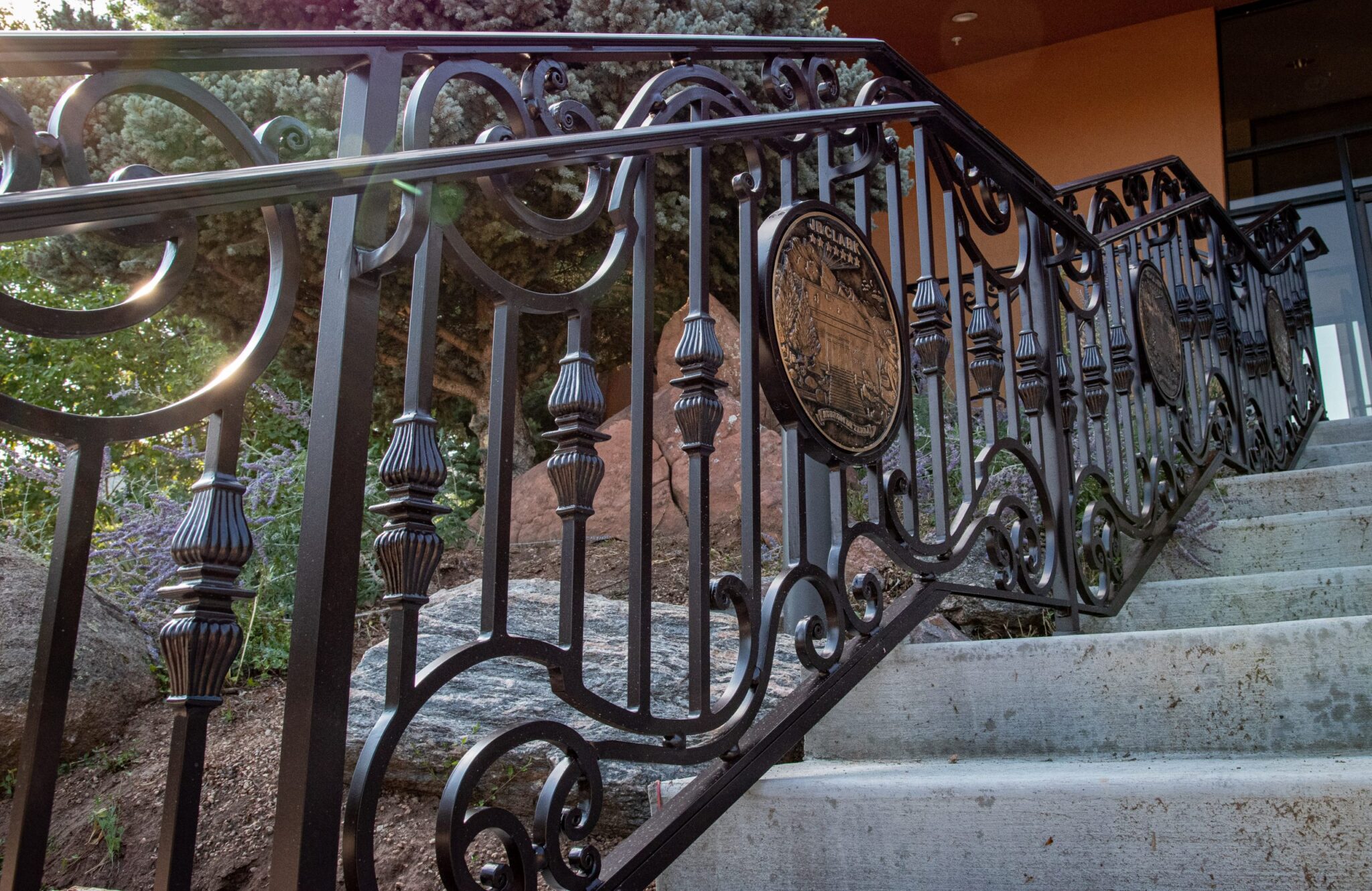 Stone Railingworks Exterior Design Railing Gallery - Compass Ironworks