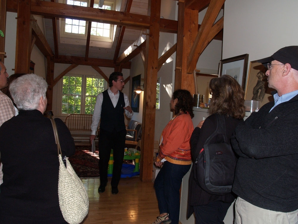 Matt Sware giving us a tour of the clinic.