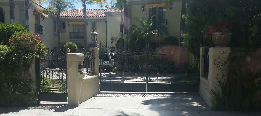 Bronze and Iron Gates off Mullholland Drive