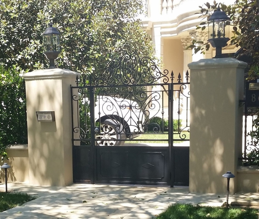 Eclecticly Designed Gate near Bel Air Rd