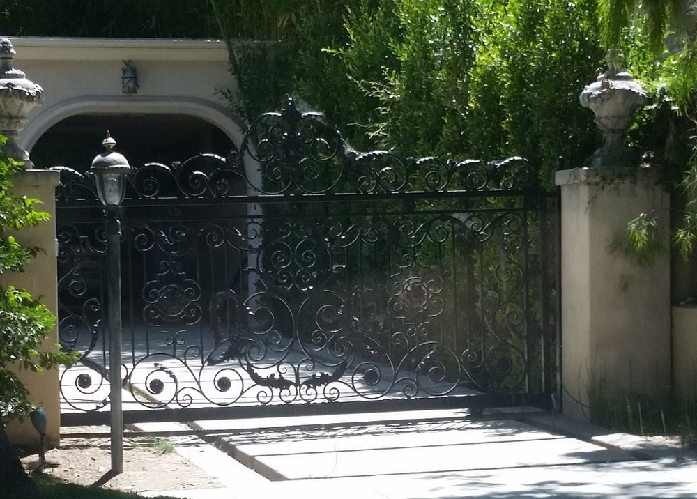Gate near Beverly Hills California