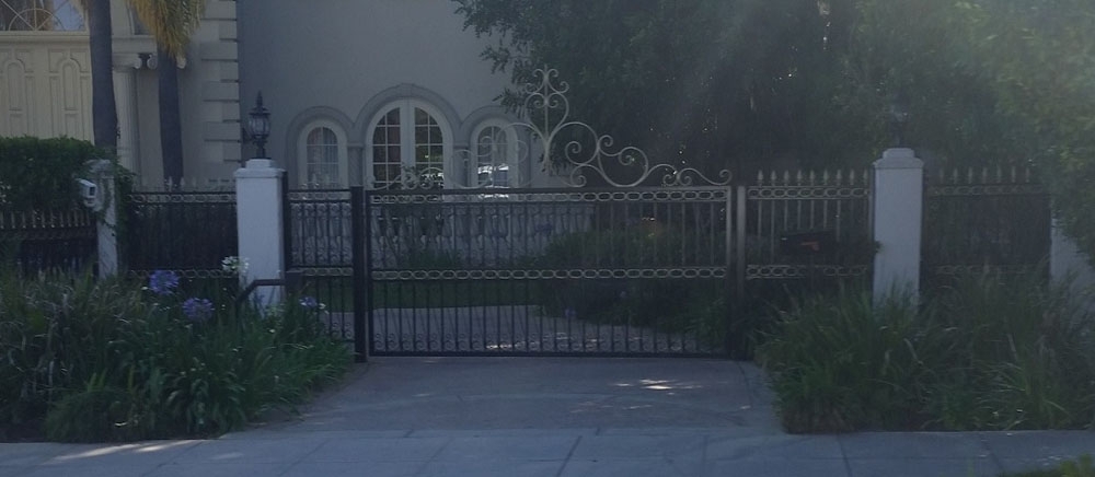 Gate on Bedford Drive