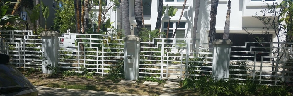 Geometric Modern Designed Fence