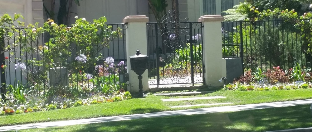 Iron Fence and Gate in Beverly Hills