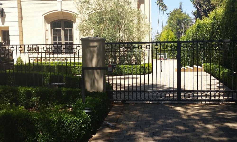 Iron Gate and Security Pad