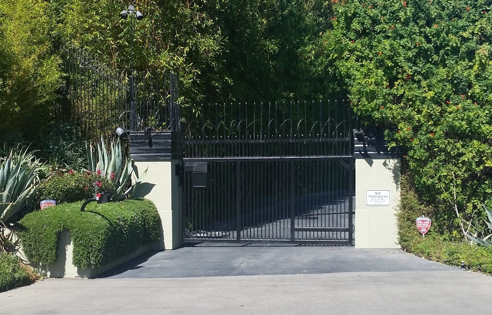 Iron Gate on Mulholland Drive