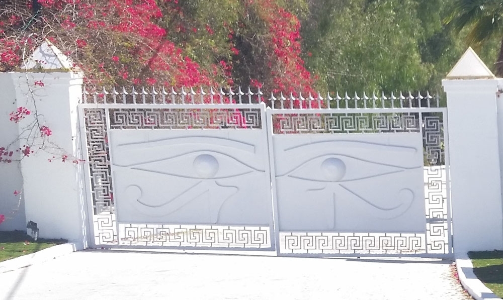 Mulholland Drive Egyptian Style Gate