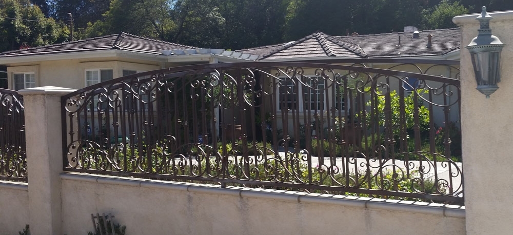 Open Sliding Gate in Beverly Hills