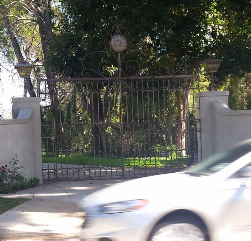 Unique Gate off Sunset Blvd