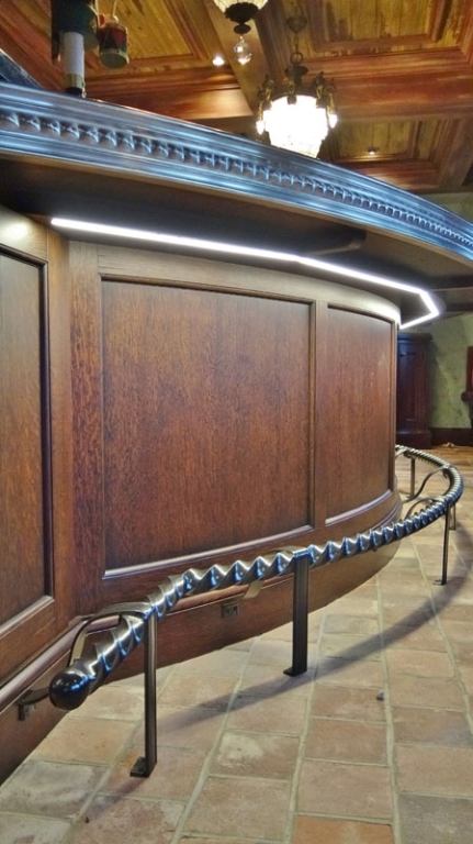 Steel Bar Foot Rail