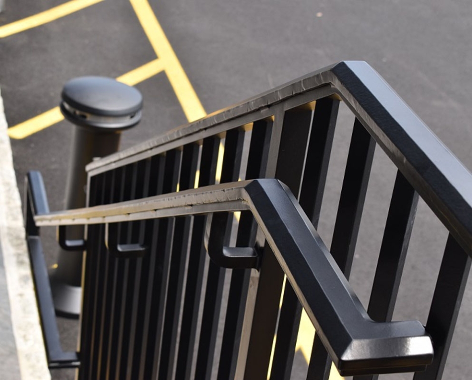 Forged Back Railing