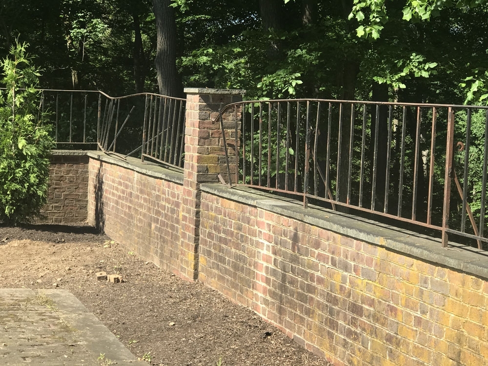Rusted Iron railing