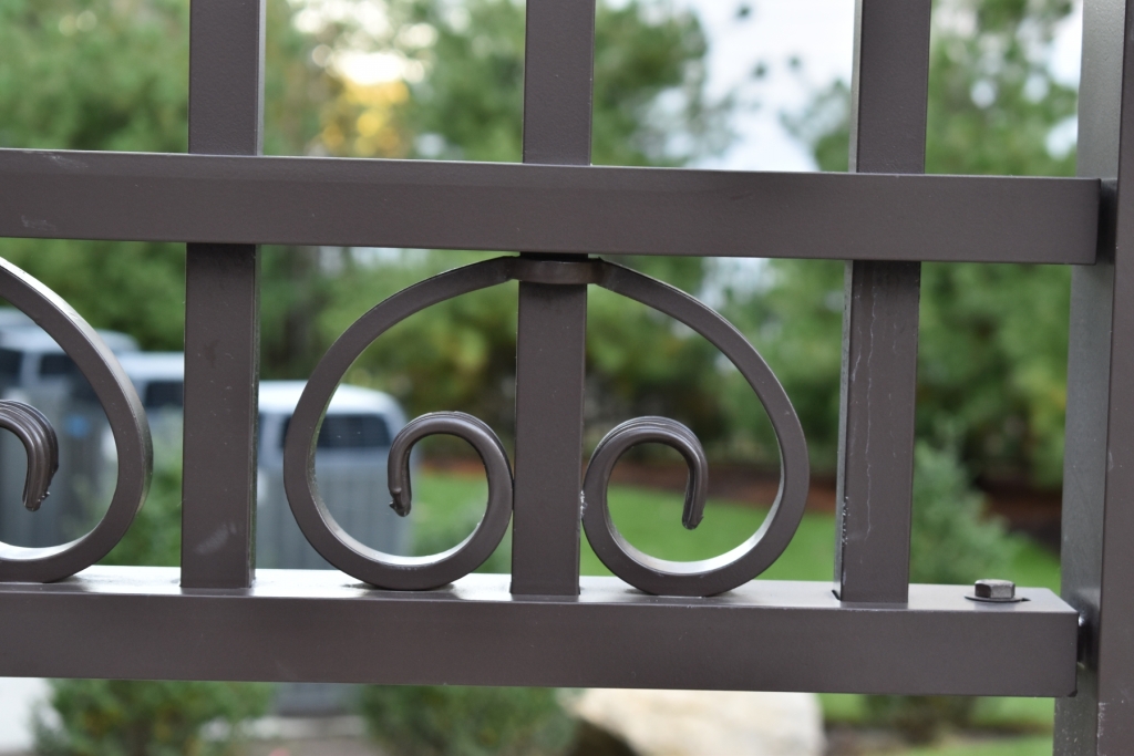 Custom Forged Pierced Scroll