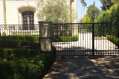 Iron Gate and Security Pad