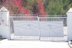 Mulholland Drive Egyptian Style Gate