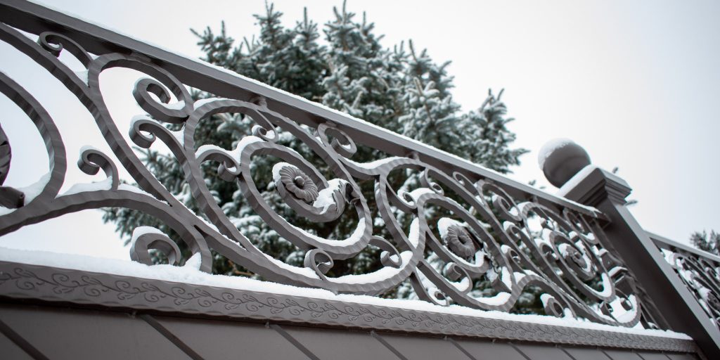 Snow Covered Scrollwork