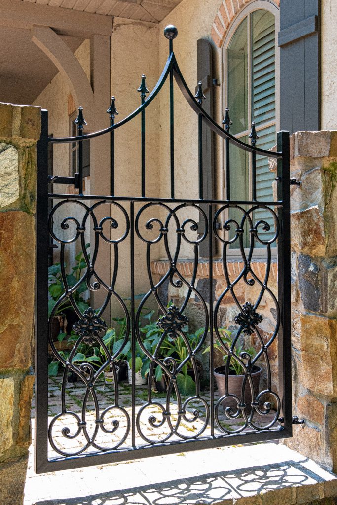 Forged Patio Entrance Gate