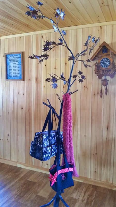 Custom Forged Iron Tree Coat Hanger