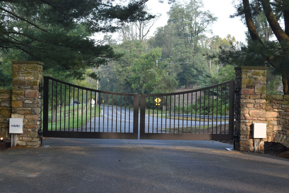 Curved Automated Gate